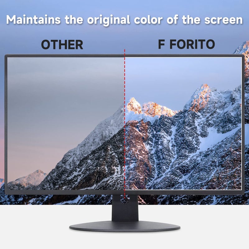FFORITO F FORITO 2-Pack 24 inch Anti Glare Computer Screen Protector, Matte Computer Screen Cover Compatible with 24" Sceptre/HP/KOORUI/Dell/ViewSonic/BenQ/LG/SAMSUNG/ASUS Desktop with 16:9 Aspect Ratio - Image 2